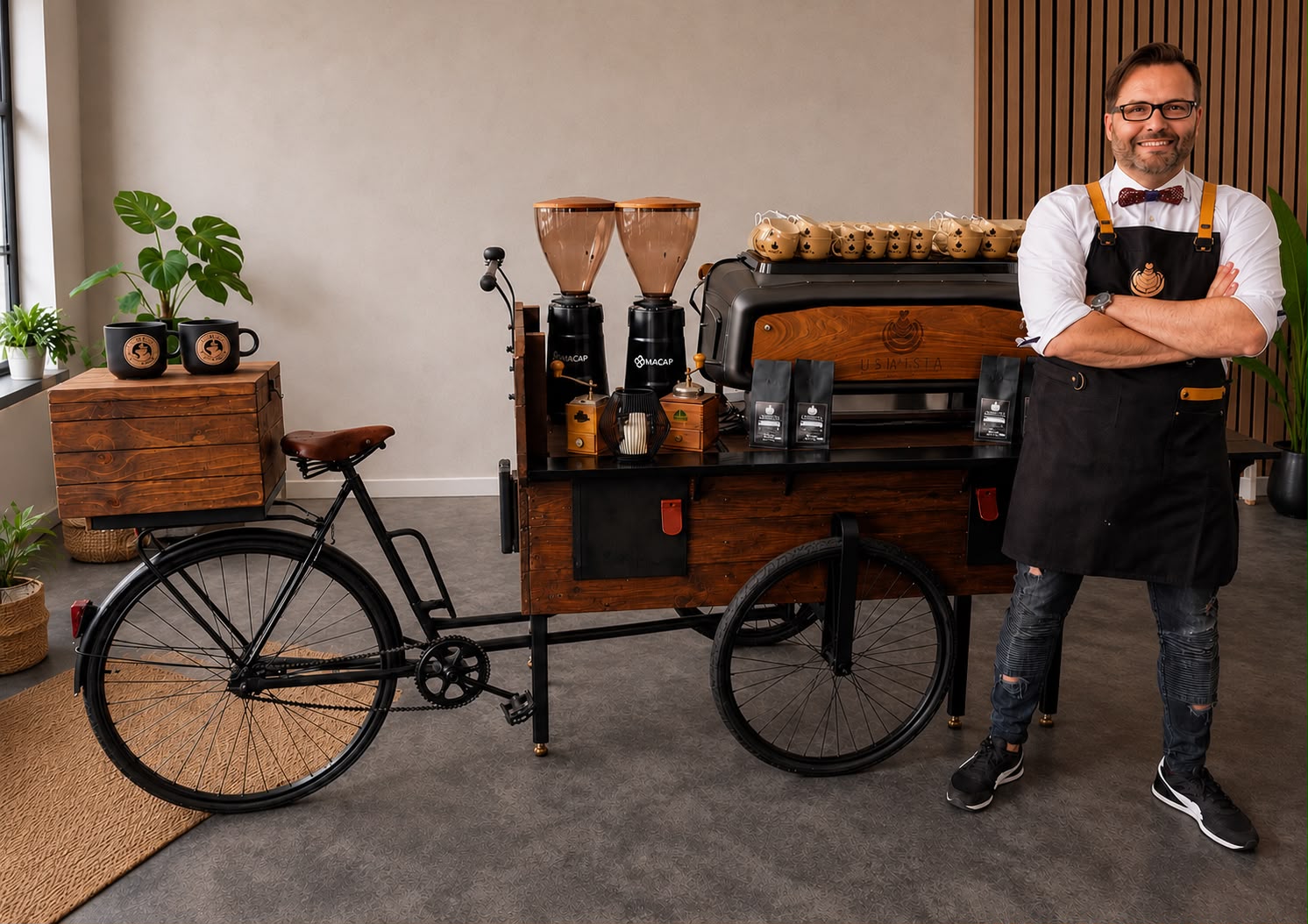 Mobiles Bar-ista Coffee Bike